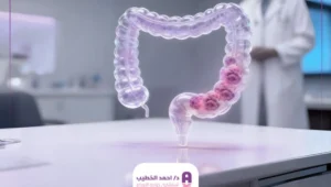 شكل ورم القولون