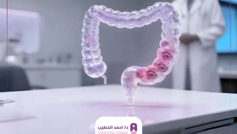 شكل ورم القولون