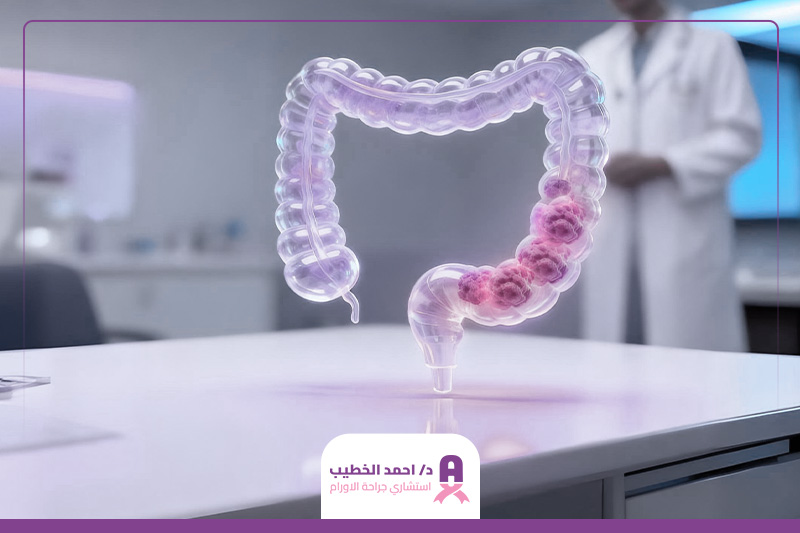 شكل ورم القولون